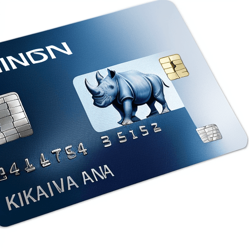 AI generated: Photo of a see through bank card that has individuals name only engraved on the card will which will...