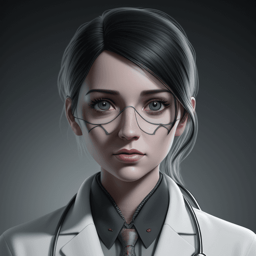 AI generated: Cartoon portrait. ,doctor
 intricate artwork. Octane rendering, trending at art station, symmetrical...