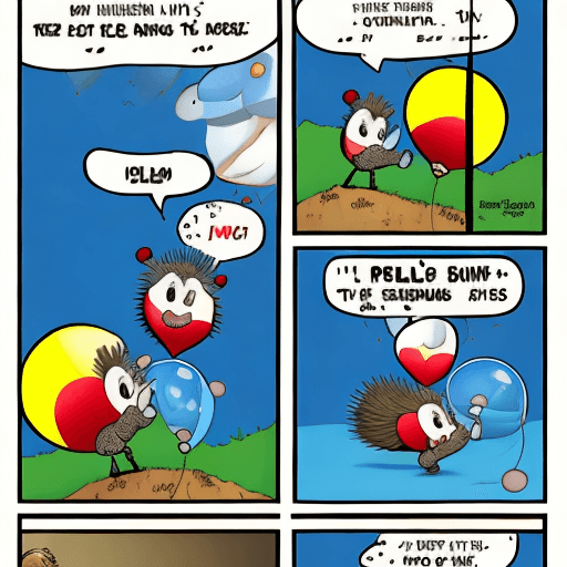 AI generated: Make a comic with 6 frames. it is about Pelle the porcupine.

Frame 1
Title: Pelle the Porcupine and...