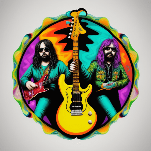 AI generated: Design a logo for a psychedelic rock band named "Little Big Fat"