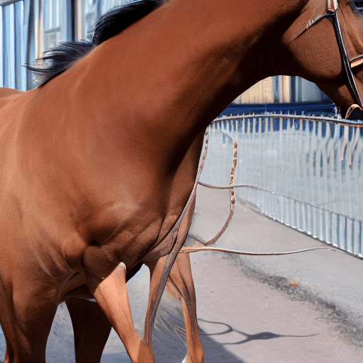 AI generated: Horse anus