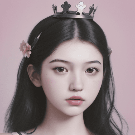 AI generated: drawing an artistic digital image of a girl that has flowers in the crown, in the style of frank cho...