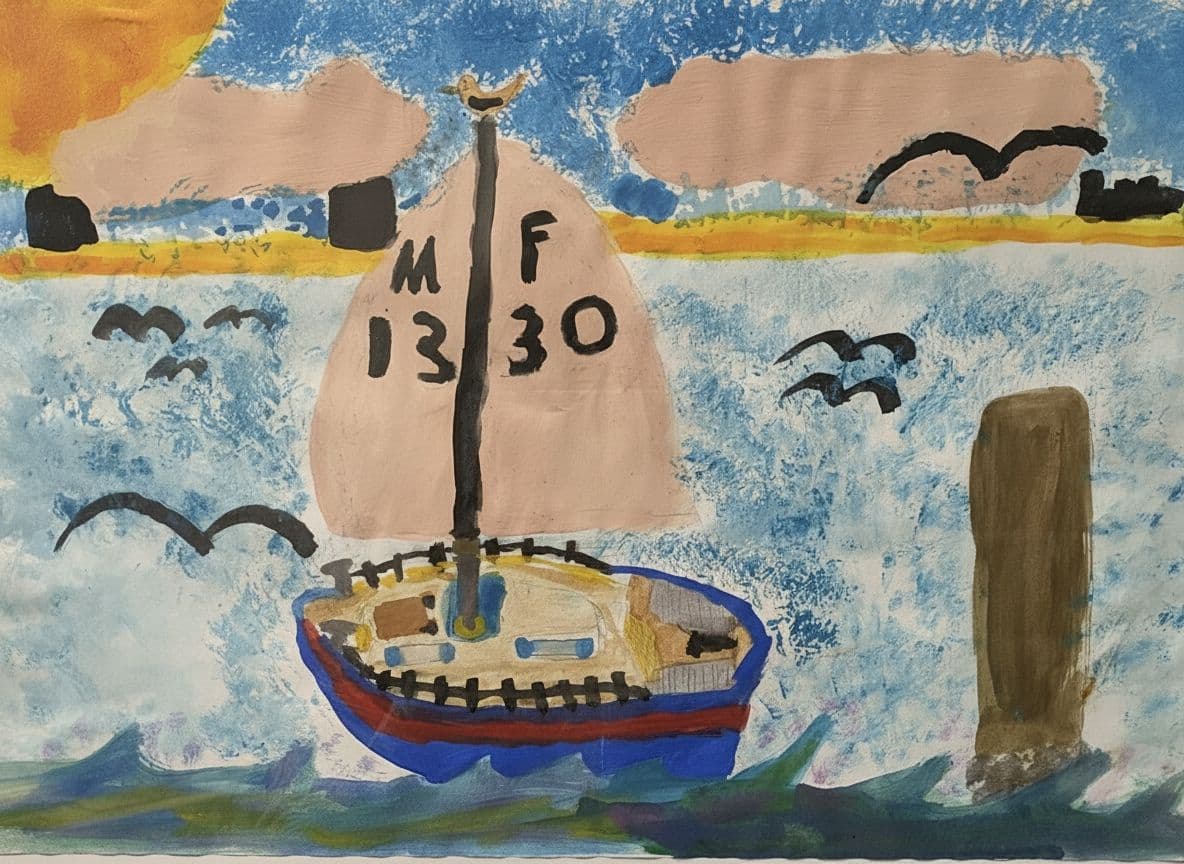 AI generated: turn this into professional acyllic painting respecting the composition of the original. 