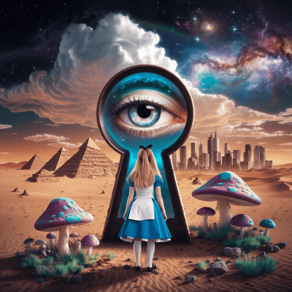 AI generated: In high, surreal, psychedelic detail and rendered in 8k. Reality is merely an illusion, albeit a ver...