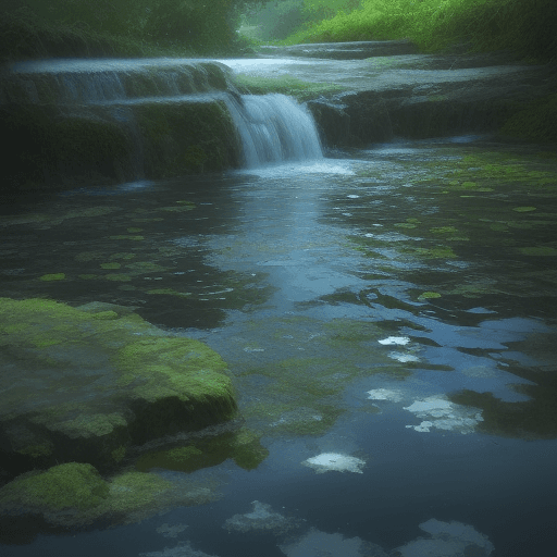 AI generated: memory of water