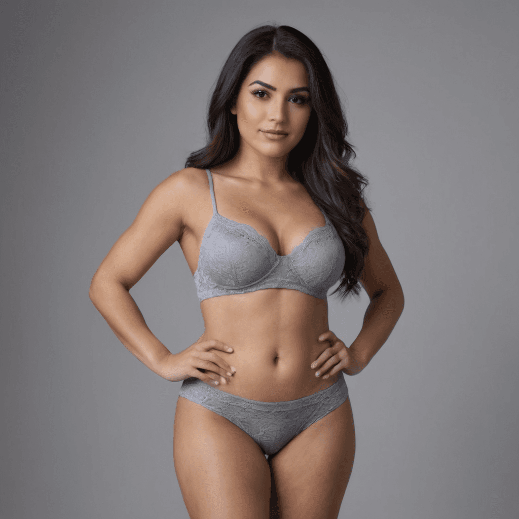AI generated: Ultra-detailed full body shot of a single woman, Mexican, 38 years old, hair brunette, giant breasts...