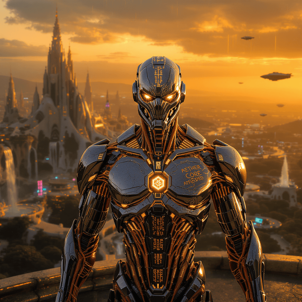 AI generated: **TARTARIAN JUSTICE - CINEMATIC MASTERPIECE PROMPT Sunset**  

**Scene Composition:**  
Wide-angl...