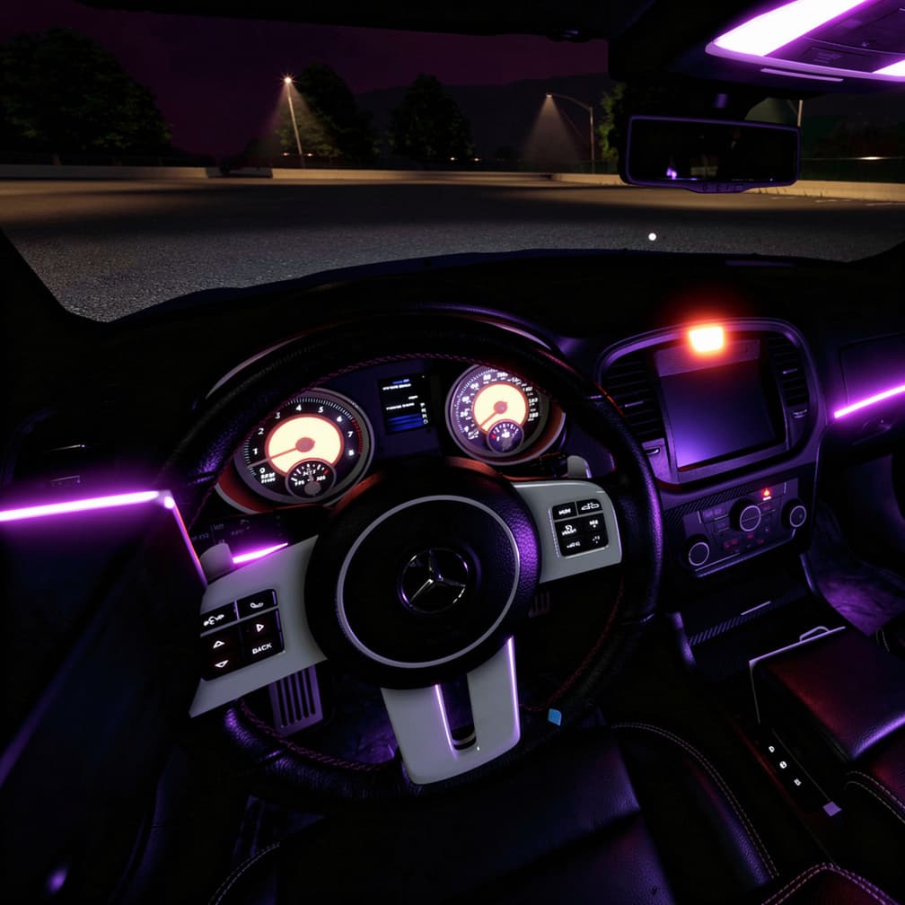 AI generated: make lights look more vibrant