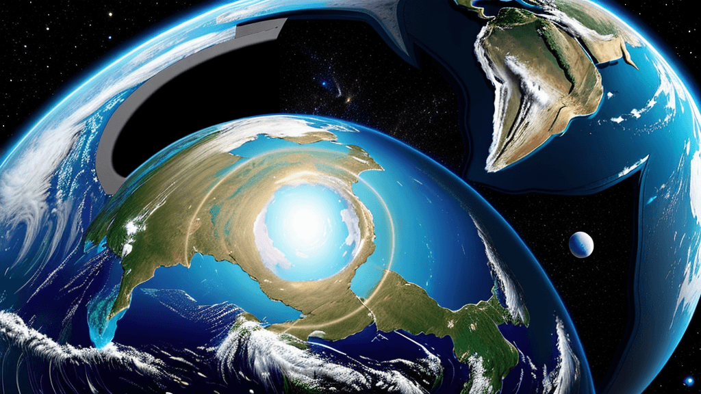 AI generated: Planet earth in space