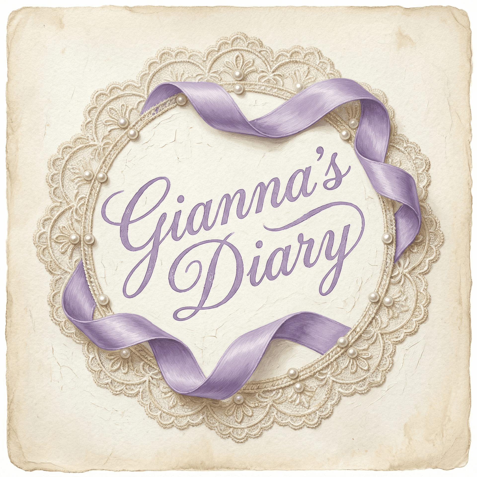 AI generated: The primary logo for Gianna's Diary of "Do small things with great love"：handcrafted French-inspired...