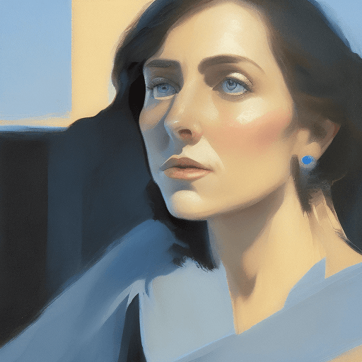 AI generated: a woman poses in a black dress, in the style of soft edges and atmospheric effects, romanesque, pop ...
