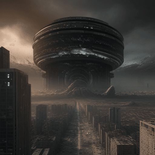 AI generated: A realistic photo of survival, human, Future, Outlook, dread , after apocalypse, photorealistic, ult...