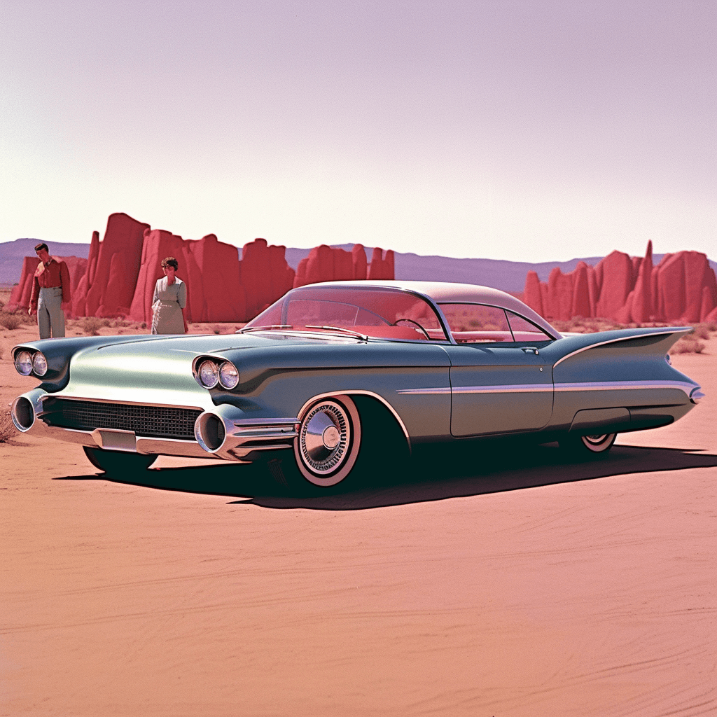 AI generated: concept car 1958