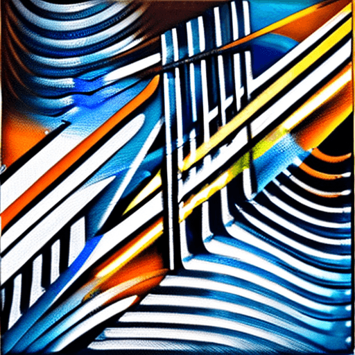 AI generated: abstract painting, striking composition, 16k resolution, ultra detailed, clean lines, smooth illustr...