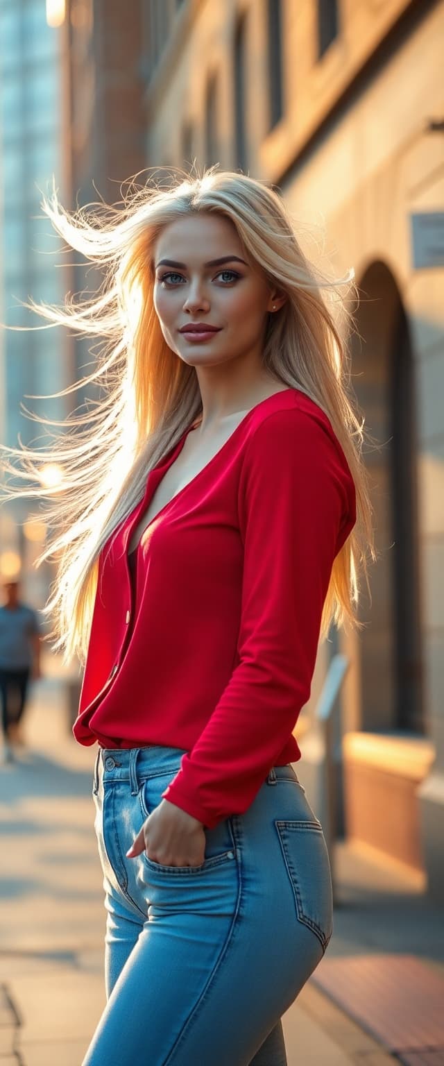 AI generated: "Image is a high resolution full-hight vertical portrait, golden hour lighting, soft pastel colours,...