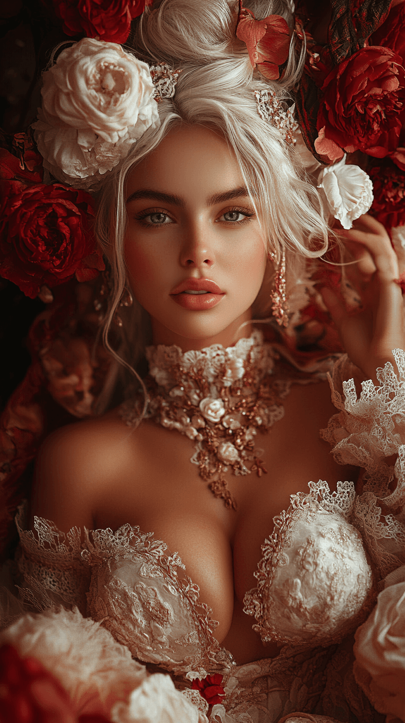 AI generated: A Dazzling Illustration of Feminine Elegance, full-view looks --ar 9:16