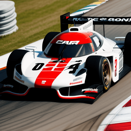 AI generated: race car