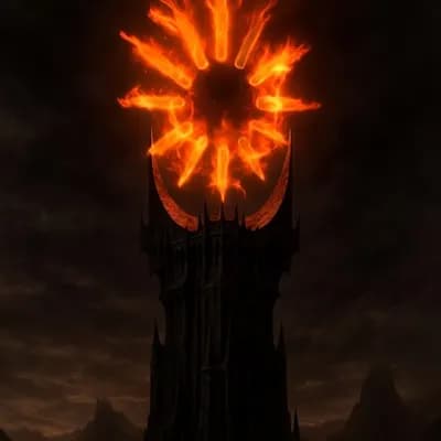 AI generated video: Animate de fire running on circles like charging