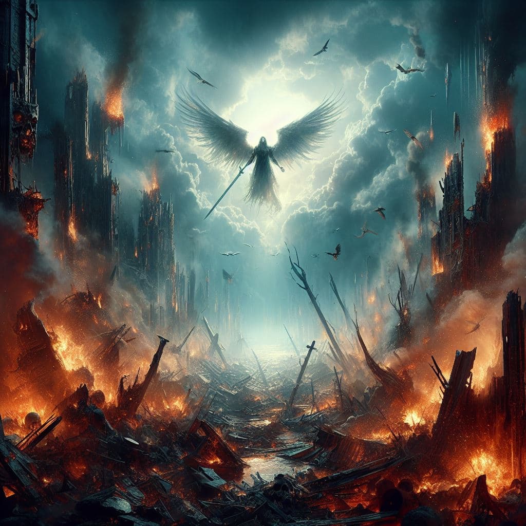 AI generated: the end of the world,jugdement day