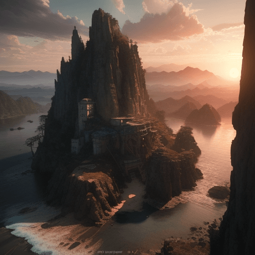 AI generated: Photo of a ultra realistic world of map, dramatic light, pale sunrise, cinematic lighting, battered,...