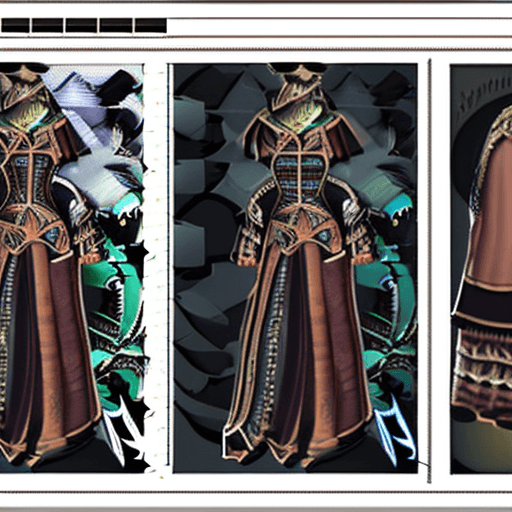 AI generated: (rogue thief:1.2) female wearing full body multiple stitched layer (leather armor:1.2),
(white silk ...