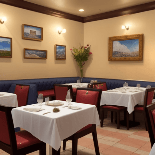 AI generated: Greek vibe restaurant 