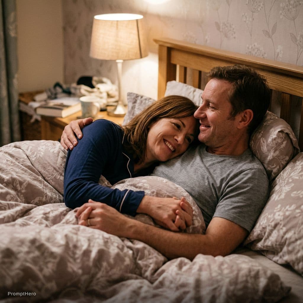 AI generated: Couples sex in bed