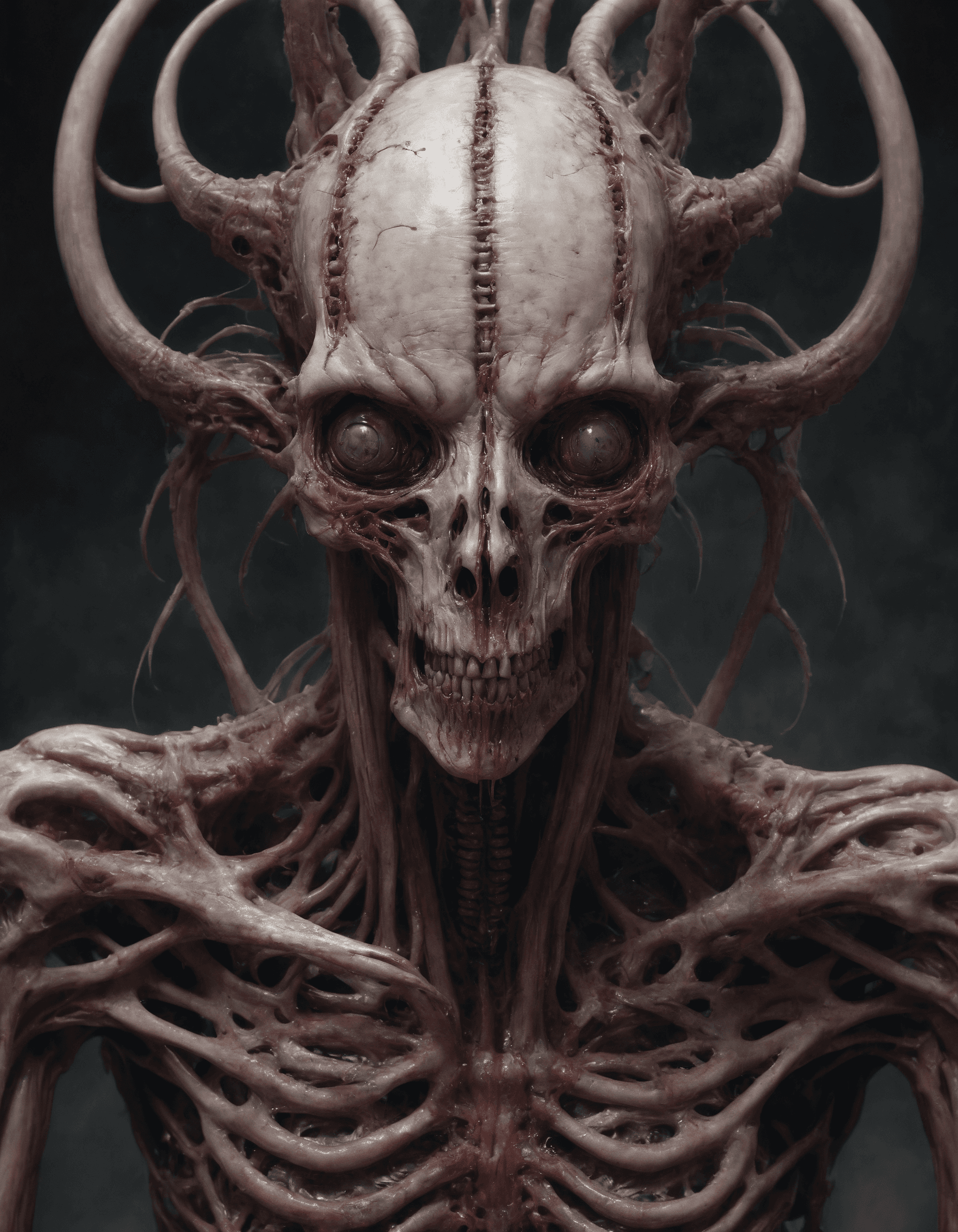AI generated: concept art concept art, ancient paintings, popular on artstation, (intimidating design), biomechani...