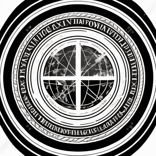 AI generated: circular logo with the fallowing tex  "Mea nox obscurum non habet, quia dominus lux mea est , ideo n...