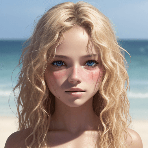 AI generated: triadic colors, nsfw, high definition outdoor beach, photo, ultra detailed skin, ultra detailed face...