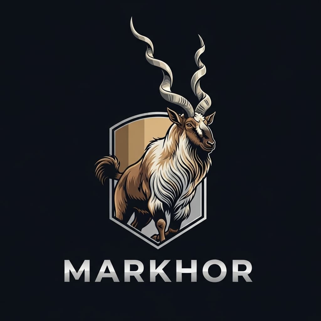 AI generated: Logo Generate for Markhor 