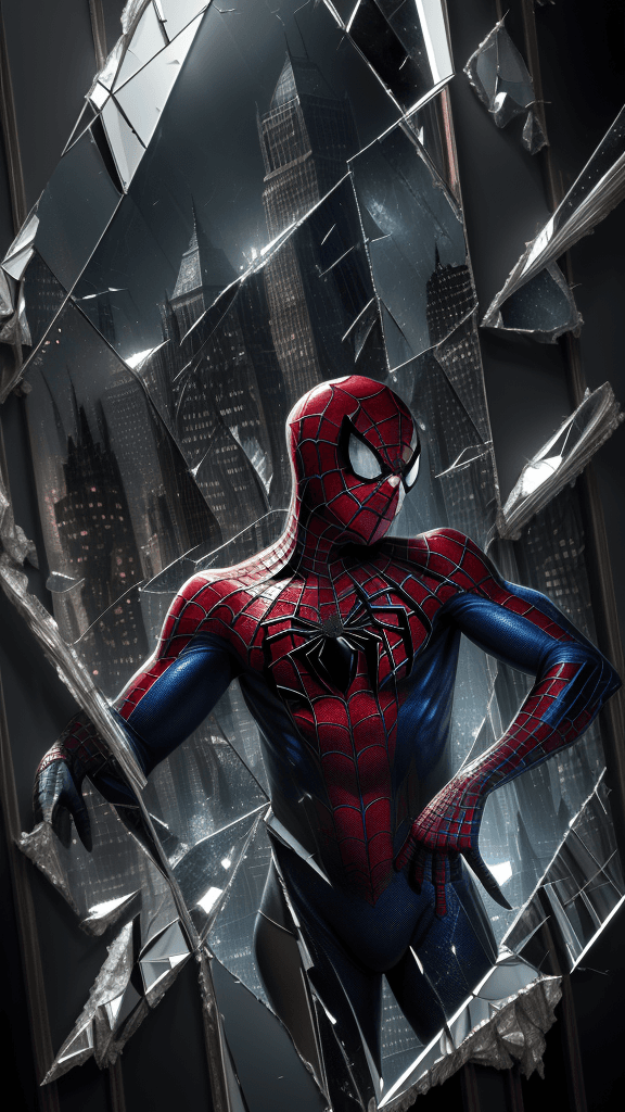 AI generated: highres,ultra-detailed,realistic,(best quality,8k,16k,masterpiece:1.2),shattered glass,mirror shards...