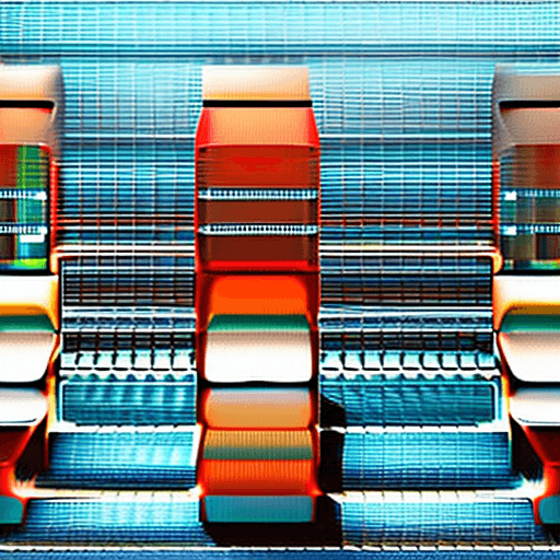 AI generated: Fundo de vidro gradiente abstrato, renderização 3d.