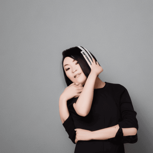 AI generated: Hyper realistic, portrait photo of a girl, white background,, black mid hair cut, 8k, 50mm, f/1. 4, ...