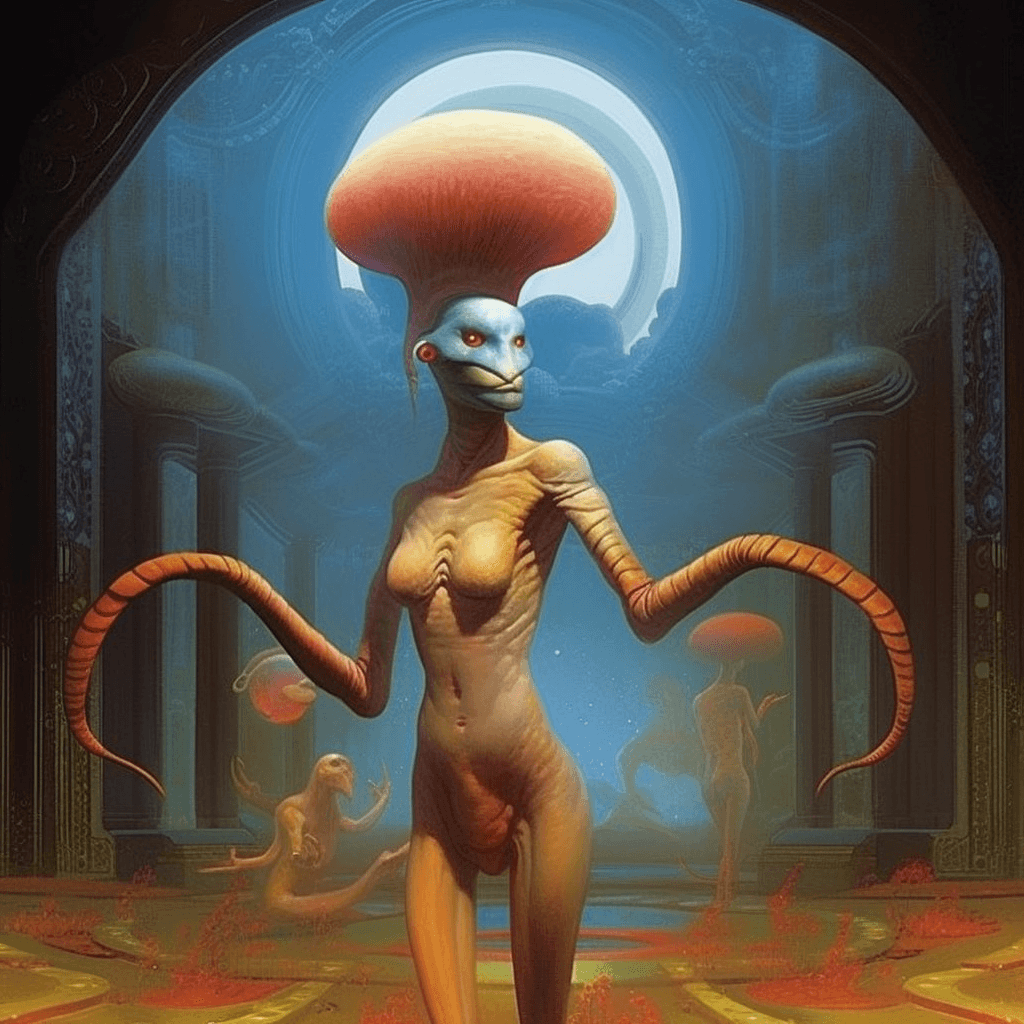 AI generated:  Ultra - Wide Angle - Pull the camera very far back from subject, fantastic planet, sharpen, orienta...