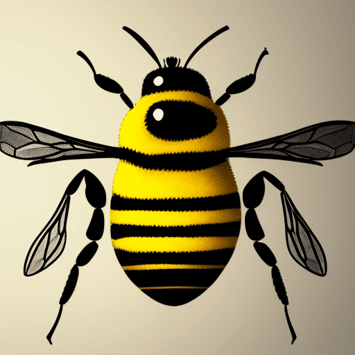 AI generated: bee image, lab, modern, versatile, unique, eye-catching and creative, 4k, business model, innovation...