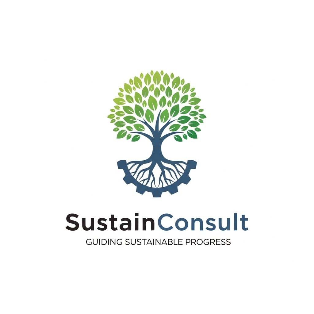 AI generated: propose moi un logo pour une entreprise de conseil dans le développement durable libre de droits