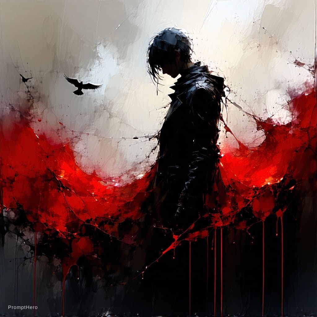 AI generated: a digital wallpaper, I remember the time we were in love, muted colors, dramatic composition, nostal...