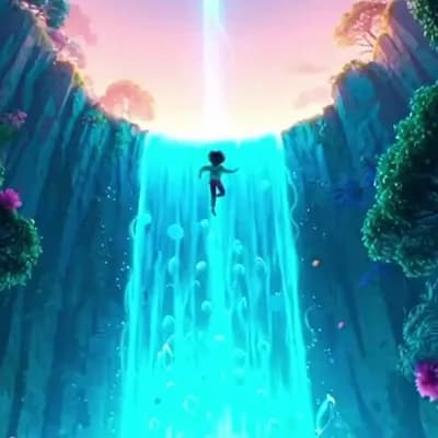 AI generated video: A stylized cartoonish video based on these lyrics: [Intro} {Happy Guitar, Pounding pulsating kick]
[...