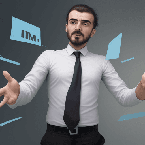 AI generated: generami un iimmagine ultra realistica di un business man disperato che ha problemi di soldi
