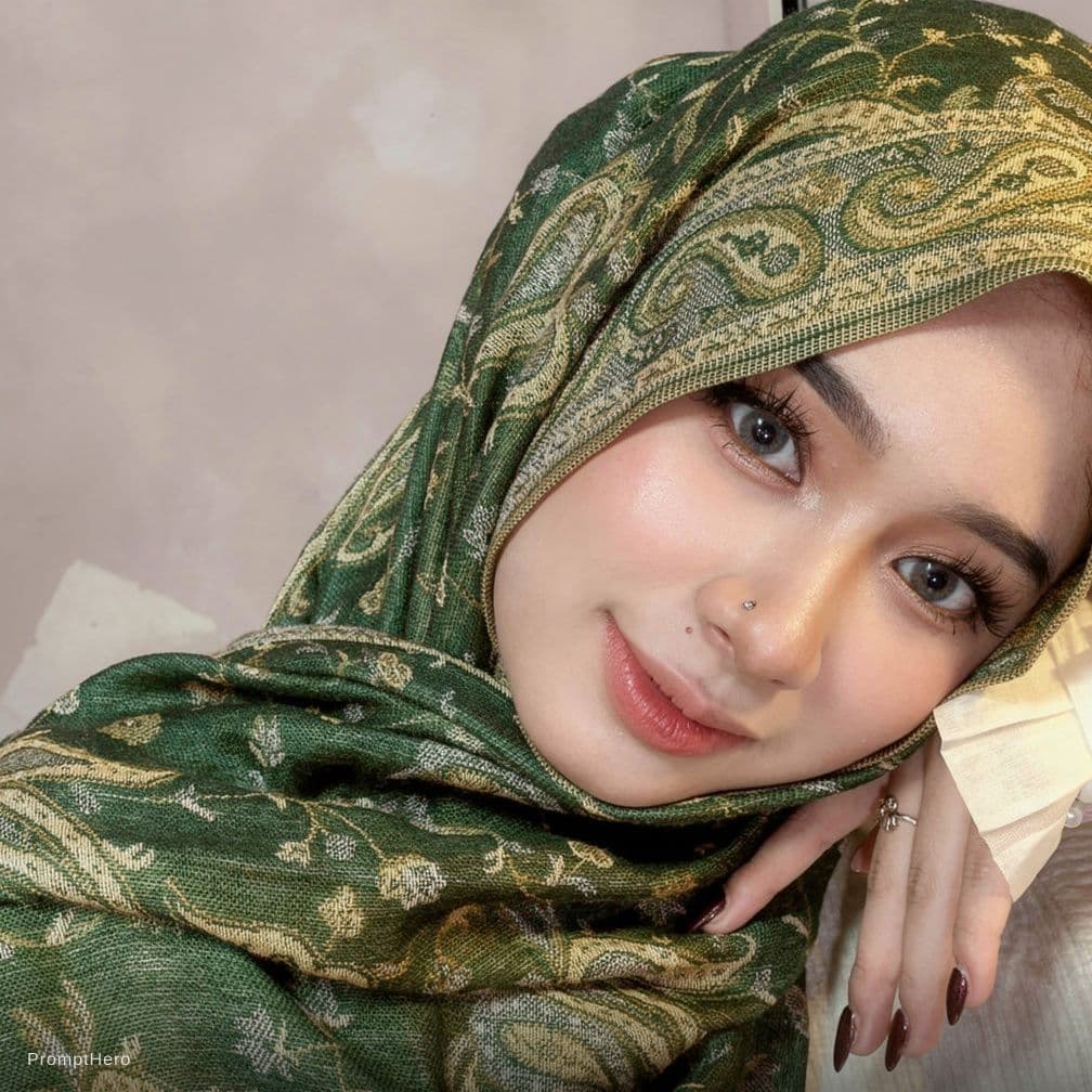 AI generated: Buatkan prompt gambar tersebut 100%tanpa mengubah wajah asli