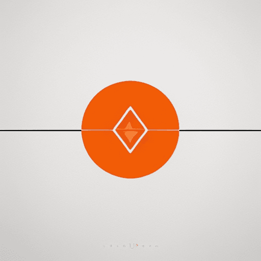 AI generated: Design a modern and minimalist logo for "Orange Ruby," an online educational platform specializing i...