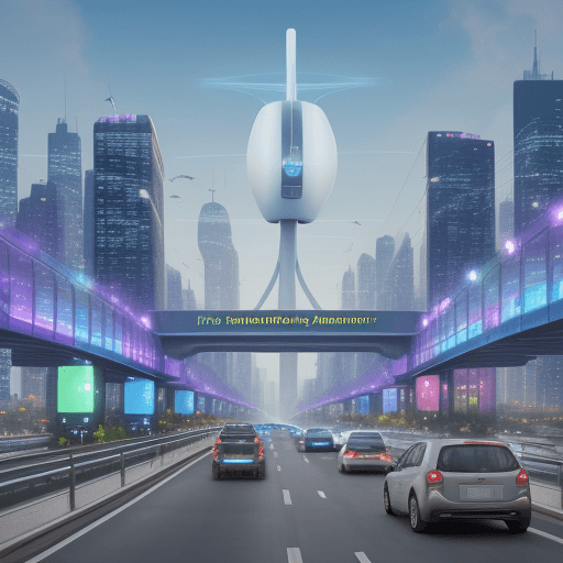 AI generated: transportation smartcity 2050