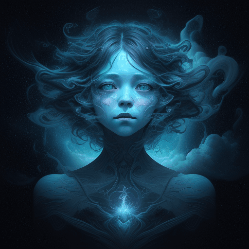 AI generated: photo illustration from a world in the clouds, in the style of tanya shatseva, the stars art group (...