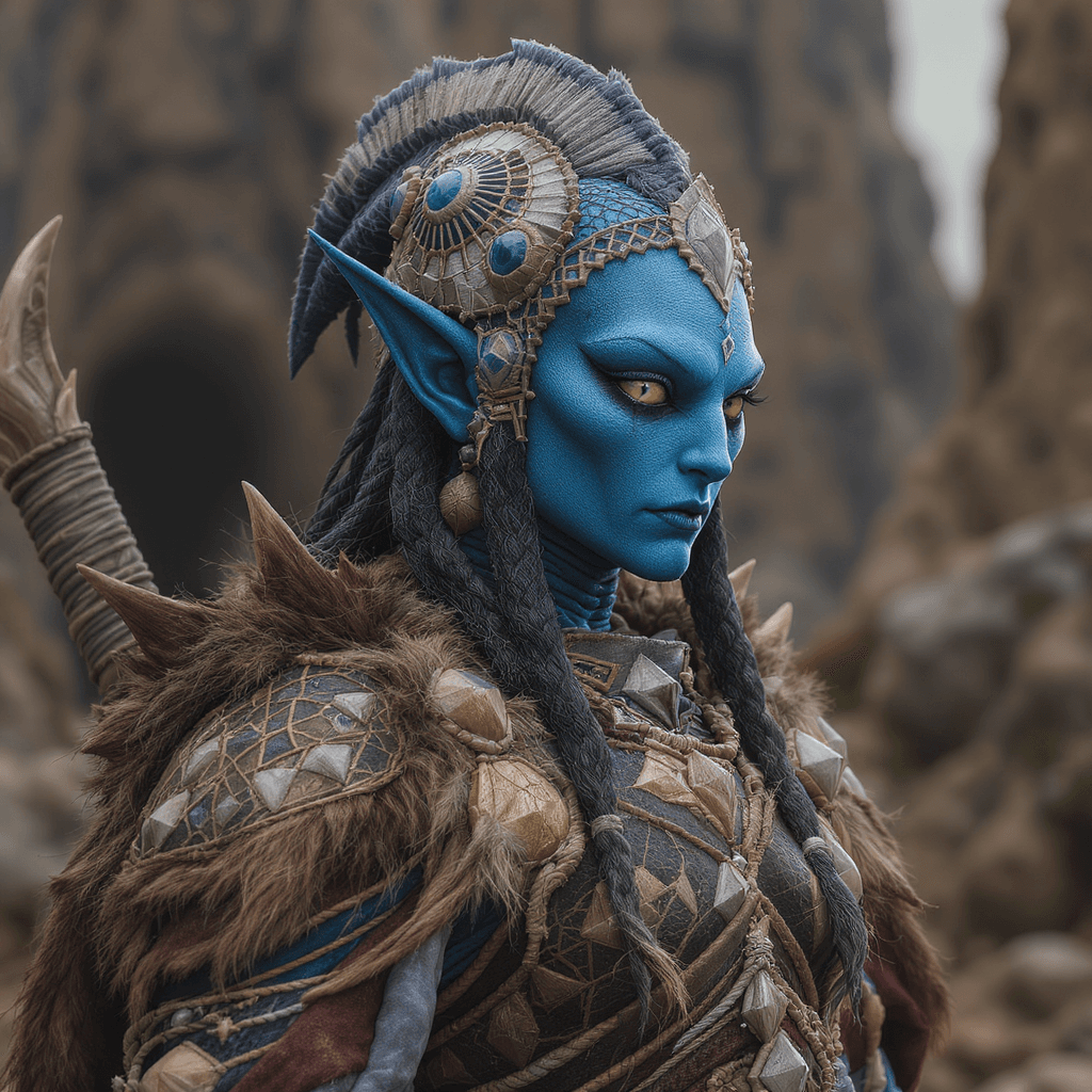 AI generated: 4k hd highly detailed realistic image of Kiffian culture