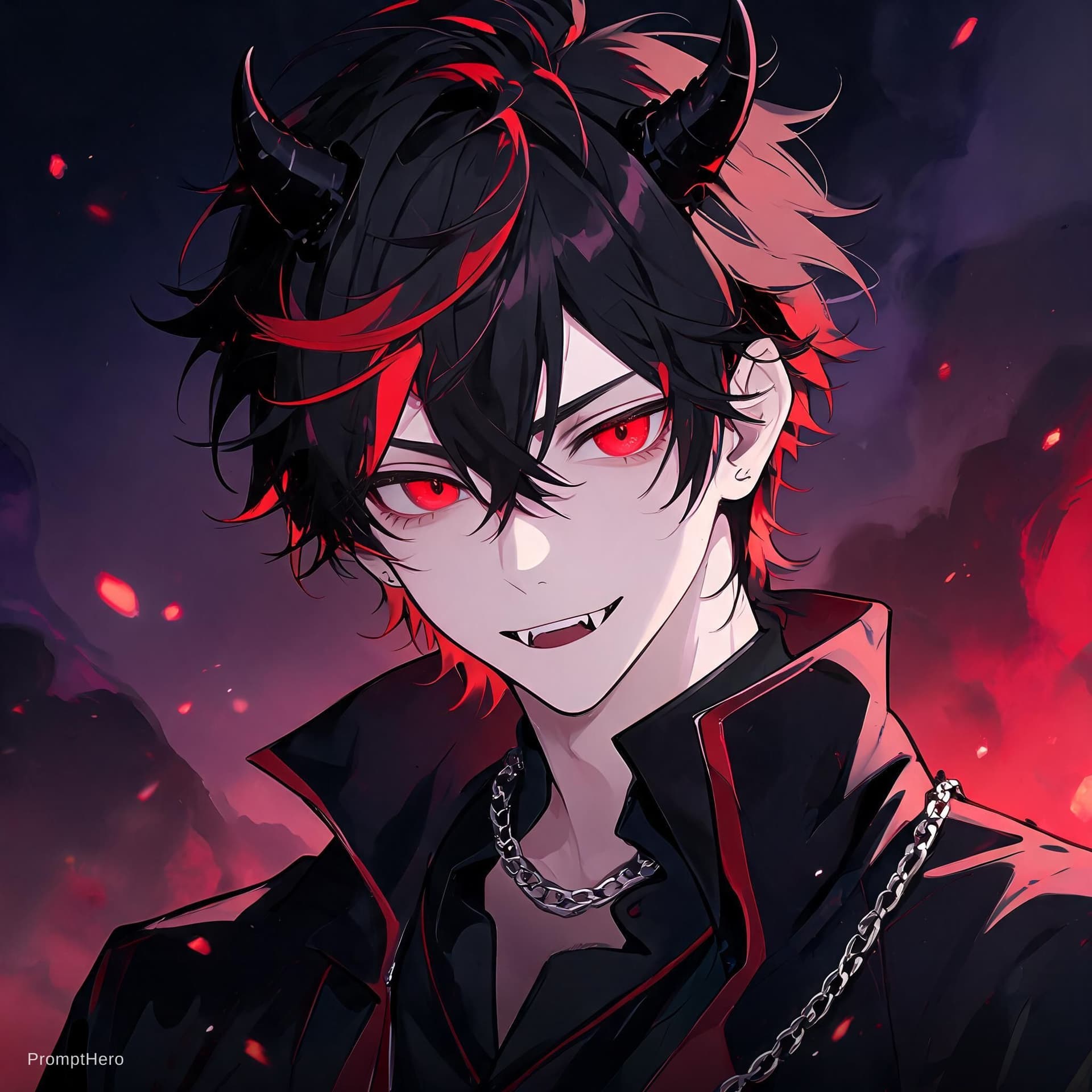 AI generated: demon boy
anime