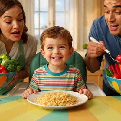 AI generated video: Create video with sound effect here is my script
Title: The Rainbow Veggie Crunch!
Characters:
Toby:...