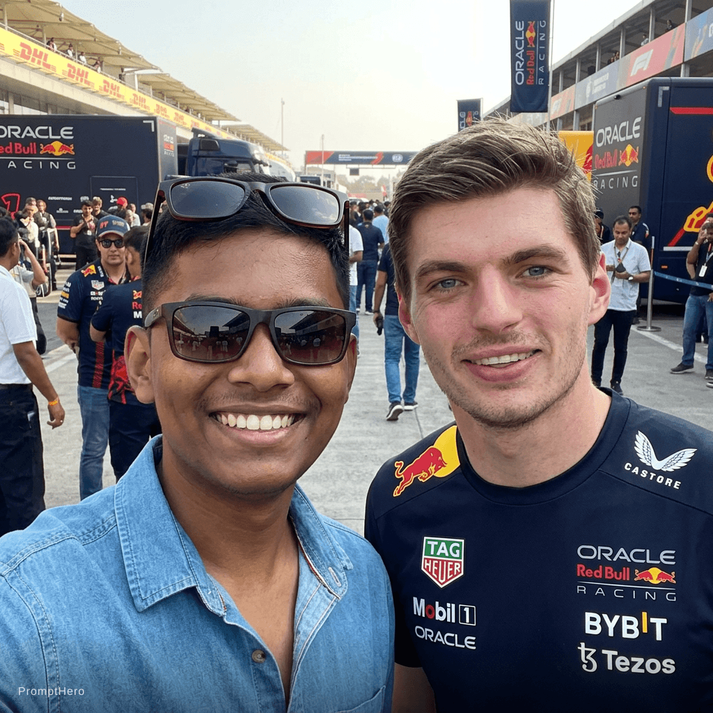 AI generated: A photo with Max vastapan
