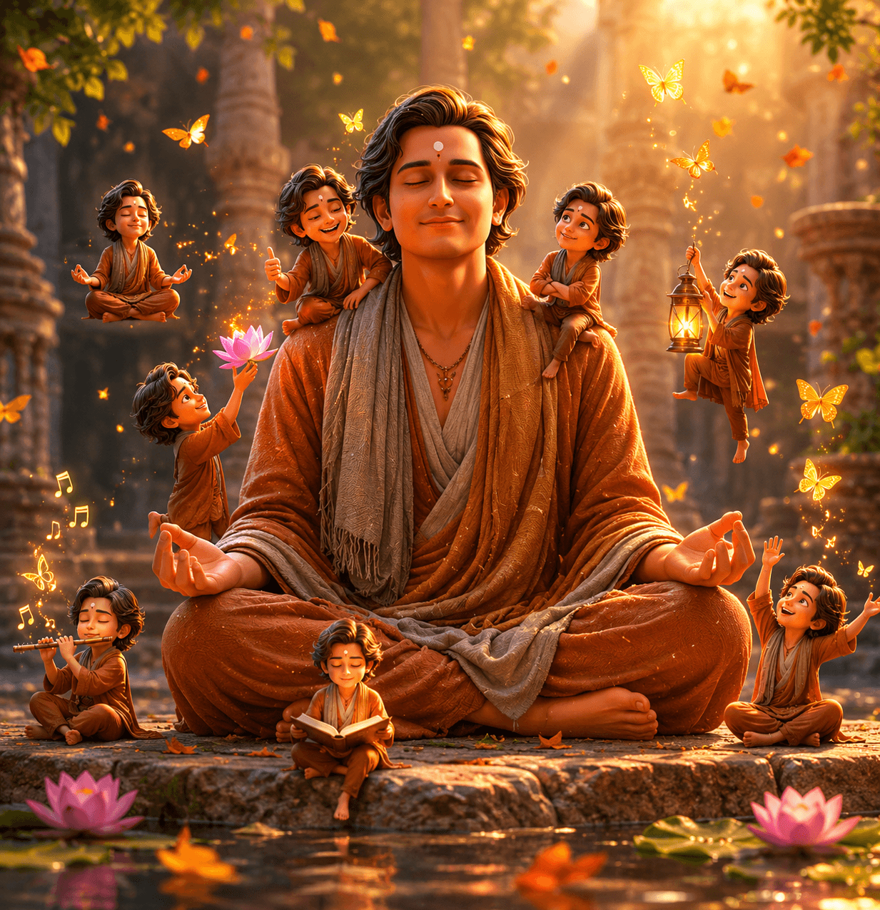 AI generated: Turn this photo into a magical “Attitude” world where tiny animated versions of yourself come to lif...