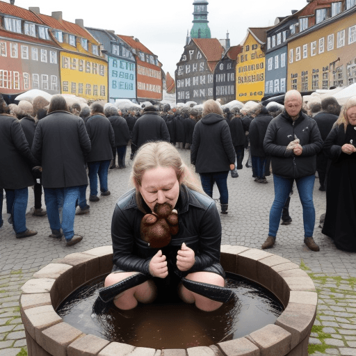 AI generated: Copenhagen poo festival